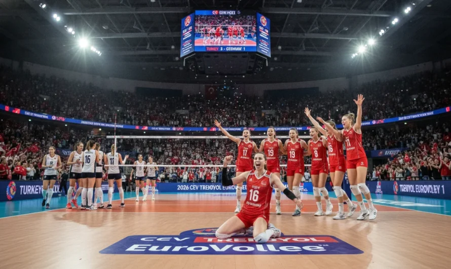 Voleybolun Sultanları Almanya Karşısında 4. Galibiyetini Aldı