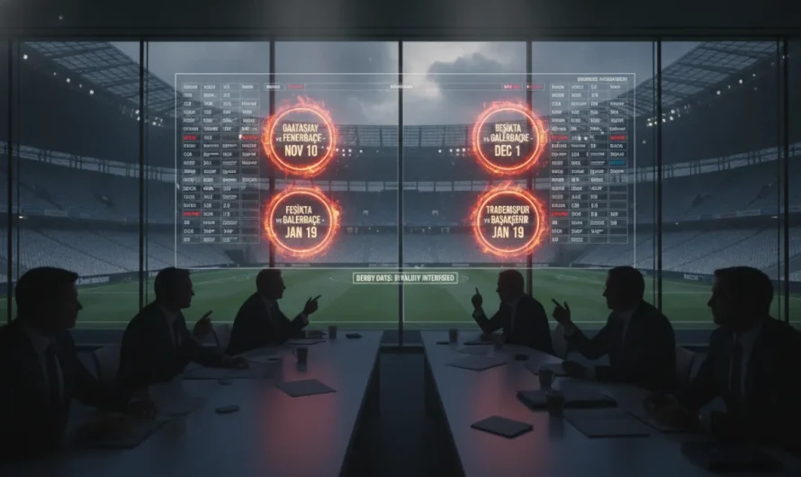 Süper Lig’de Dev Randevular: 10 Haftalık Derbi Fikstürü Netleşti
